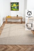 Resim Friolero 2573 Naturel Jüt Halı Modern Örme Kilim Konfor Halı