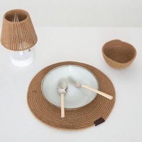 Resim Kahverengi Makrome Amerikan Servis 2'liörme Supla Kahverengi 