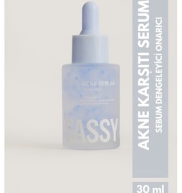 Resim Sassy Go Acne Sebum Dengeleyici Gözenek Karşıtı Serum 30 ML 