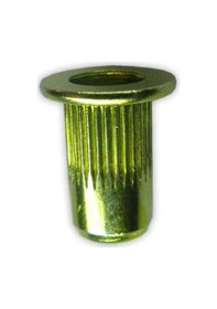 Resim Kendinden Pullu Yuvarlak Somun Tırtıklı Perçin M3 25 Adet 