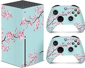 Resim TACKY DESIGN Sakin Skin Xbox Serisi x Kaplama ve İki Kumanda Kaplaması ile Uyumlu, Xbox x Çıkartma Premium Vinil 3M Çıkartma Tam sarma, Xbox Kapak 