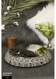 Resim Vitale Aynalı Dekoratif Sunumluk Ak.Hp0040 