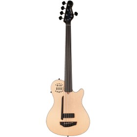 Resim Godin A5 Bass ULTRA Natural SG Fretless EN SA Pedesiz Bas Gitar (Natural) 