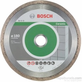 Resim Bosch - Standard Seri Seramik İçin Elmas Kesme Diski - 9+1 Set - 180 X 22,23 X 1,6 X 7 Mm 