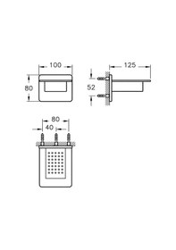 Resim VitrA Somnia Sabunluk Krom A44498 