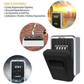 Resim Mühlen Safe Key 6 Duvara Monteli Şifreli Anahtar Kasası 