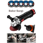 Resim Moonshop Bakır Sargılı 115 MM Metal Şanzıman Avuç İçi Taşlama Spiral Makinesi 