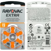 Resim Rayovac Extra 13 Numara İşitme Cihaz Pili 6'lı Rayovac