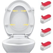 Resim Evrensel Tuvalet Oturağı Tamponu Seti, Banyonuzu Korur Ve Konfor Katar 
