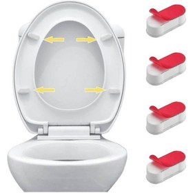 Resim Evrensel Tuvalet Oturağı Tamponu Seti, Banyonuzu Korur Ve Konfor Katar 