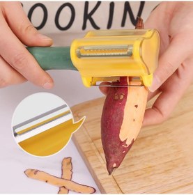 Resim Tineke Meyve Sebze Soyacağı Kabuk Toplayıcı Pratik Jülien Soyuc Çok Renkli 