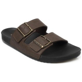 Resim Muya 31500 G Nova Casual Günlük Kahverengi Erkek Terlik Kahverengi 