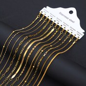 Resim Kadınlar için 5 adet Paslanmaz Çelik Bileklik Seti, 16.99 cm 4.98 cm uzunluğunda, Moda ve Şık Tasarım, Mevsimler için Uygun, Günlük Seyahatler ve Partiler, Banketler, Mezuniyet Törenleri vb. için İdeal. 