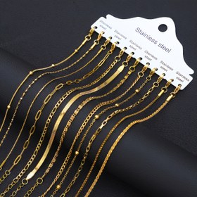 Resim Kadınlar için 5 adet Paslanmaz Çelik Bileklik Seti, 16.99 cm 4.98 cm uzunluğunda, Moda ve Şık Tasarım, Mevsimler için Uygun, Günlük Seyahatler ve Partiler, Banketler, Mezuniyet Törenleri vb. için İdeal. 