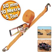 Resim Spanzet Yük Gerdirme Halatı Gırgır 50 mm 10 Metre 5 Ton 