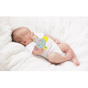 Resim Babyjem Ahşap Halkalı Sevimli Fil Dişlik Yeşil 