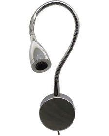 Resim Kitap Okuma Lambası 3w Led Günışığı 220v 50cm Spıral Boyu 