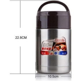 Resim Wondernest Jiadabao Paslanmaz Çelik Vakum Yalıtımlı Kaynatma Tenceresi, 1200ml Taşınabilir Pirinç Tenceresi Çok Renkli 