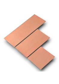 Resim 3 Çeşit Çift Taraflı Bakır Plaket Seti Fr2 - 80x87x2mm - 140x87x2mm - 200x87x2mm 