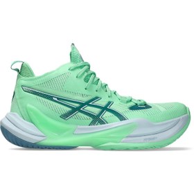 Resim Asics METARISE 2 Erkek Vital Green/Carrier Grey Voleybol Ayakkabısı 1051A089-300 
