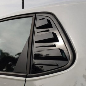 Resim Carmind Volkswagen Polo Kelebek Cam Vizörü Piano Black 2019-2023 