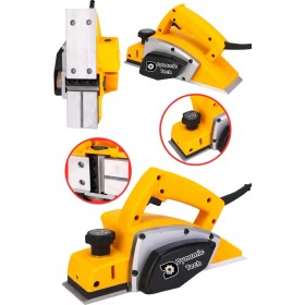 Resim Dynamic Tech 1000 Watt Bakir Sargılı Metal Şanzuman Çift Bıçakli Planya Rende Makinesi 