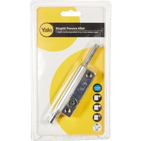 Resim P124C Sürgülü Pencere Kilidi, Krom 