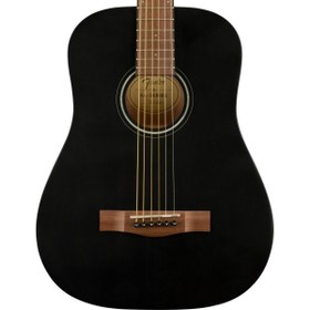 Resim Fender FA-15 3/4 Steel Akustik Gitar - Black / Walnut 