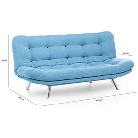 Resim Pafu Misa Üçlü Kanepe - Turkuaz 