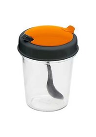 Resim Herevin Her131509-580 Desenli Kaşıklı Baharatlık 320cc Çok Renkli 