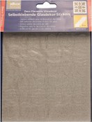 Resim Alkor Buzlu Cam Görünümlü Şeffaf Desenli Dekoratif Cam Süsü (370278892) 