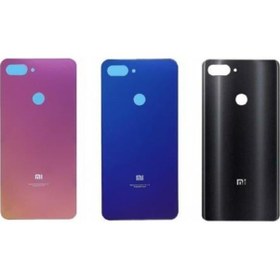 Resim Xiaomi Mi 8 Lite Arka Kapak Pil Kapağı 