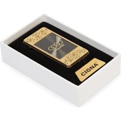 Resim Alsepeteavm Audi Logolu Gold USB Şarjlı Elektronik Çakmak 
