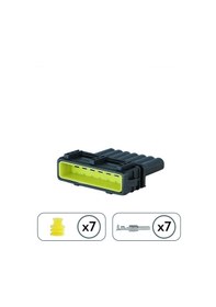 Resim Universal Dişi Soket 7 Pin Kablosuz 