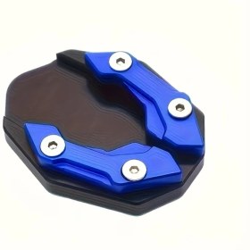 Resim Hightower Motosiklet Yan Sehpası, Genişletilmiş Kaymaz Ayak Pedi, Elektrikli Scooter Alaşım Yan Frame, Mavi 