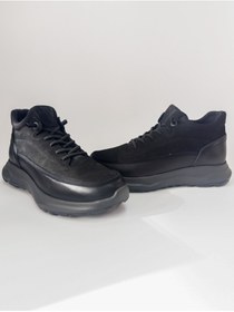 Resim Voyager Erkek Spor Ayakkabı Hakiki Deri Ortopedik Kauçuk Taban Bilekli Konforlu Bağcıklı 