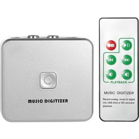 Resim "analog Müzik Dijital Dönüştürücü - Usb/sd'ye Mp3 Kayıt, Uzaktan Kumandalı" 