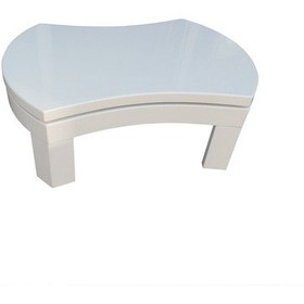 Resim Döner Orta Sehpa Içbükey Oval Rus Tarz Model Kayın Retro Ayak Sağ 