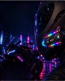Resim Bt5.3 Motosiklet Kask Sistemi Çift Telefon Destekli 