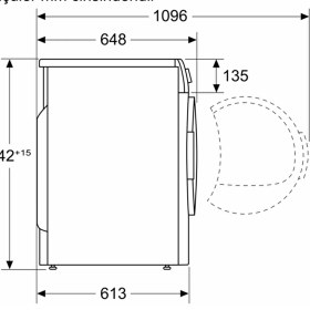 Resim Profilo KM961RCTR A++ 9 kg Isı Pompalı Çamaşır Kurutma Makinesi 