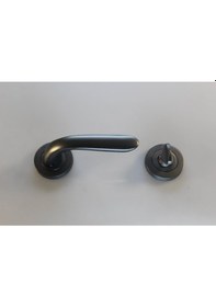 Resim Bora Wc Antrasit Rozetli Kapı Kolu 