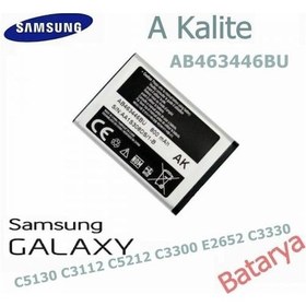 Resim Samsung Ab463446Bu Batarya C5130 C3112 C5212 C3300 E2652 C3330 Uy 