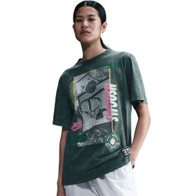 Resim Oc Bb Kadın Yeşil Basketbol T-Shirt HJ3634-338 