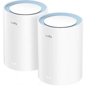 Resim Cudy M1200 2-Pack AC1200MBPS 2.4ghz/5ghz Ap/re/wısp Mu-Mımo Kablosuz 2'li Mesh Wi-Fi Sistemi 
