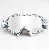 Resim Erkekler Kadınlar İçin Motosiklet Gözlükleri Motokros Yarış Kaskı Gözlükleri Rüzgar Geçirmez Ve Toz Geçirmez Koruyucu Şeffaf 