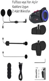 Resim Maxto M3S 1440P 2K Kameralı Bluetooth İntercom + 128GB Hafıza Kartı - Yeni Sürüm 