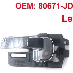 Resim Left-80671jd00e-iç Kapı Kolu Nissan Qashqai İçin J10 2007 2008 2009 2010 2011 2012 2013 