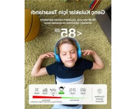 Resim Esranın Dünyası Belkin Soundform Mini Çocuk Kablosuz Kulaklık (Mavi) - Dahili Mikrofon, 30 Saat Çalma, Eğlenceli Çıkartmalar, Iphone, iPad ve Galaxy Uyumlu 