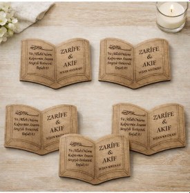 Resim Defter Temalı Magnet Kişiye Özel 25 Adettir No 10004 