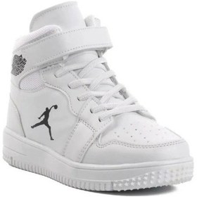 Resim Cool Haykat Uzun Basketbol Çocuk Spor Ayakkabı Beyaz 